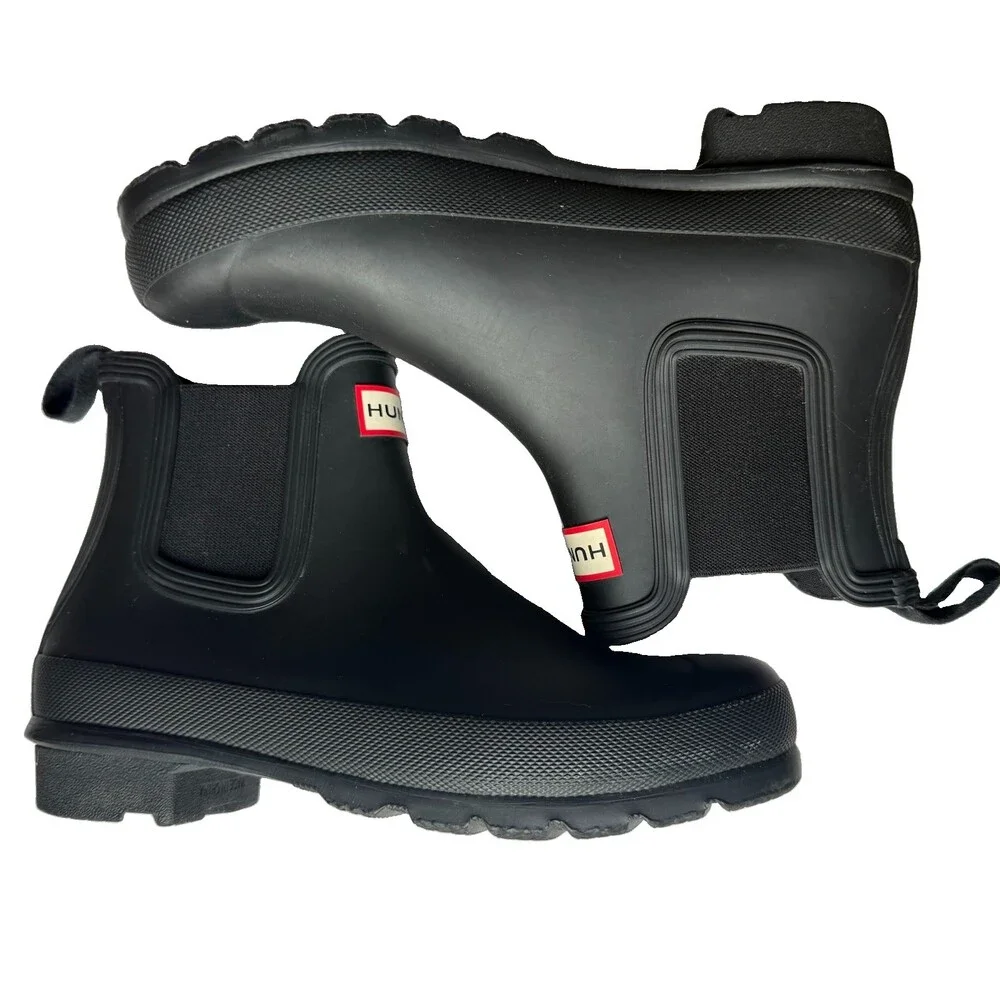 Hunter Women’s Original Black Chelsea Boots – Waterproof – Size 7, new no box